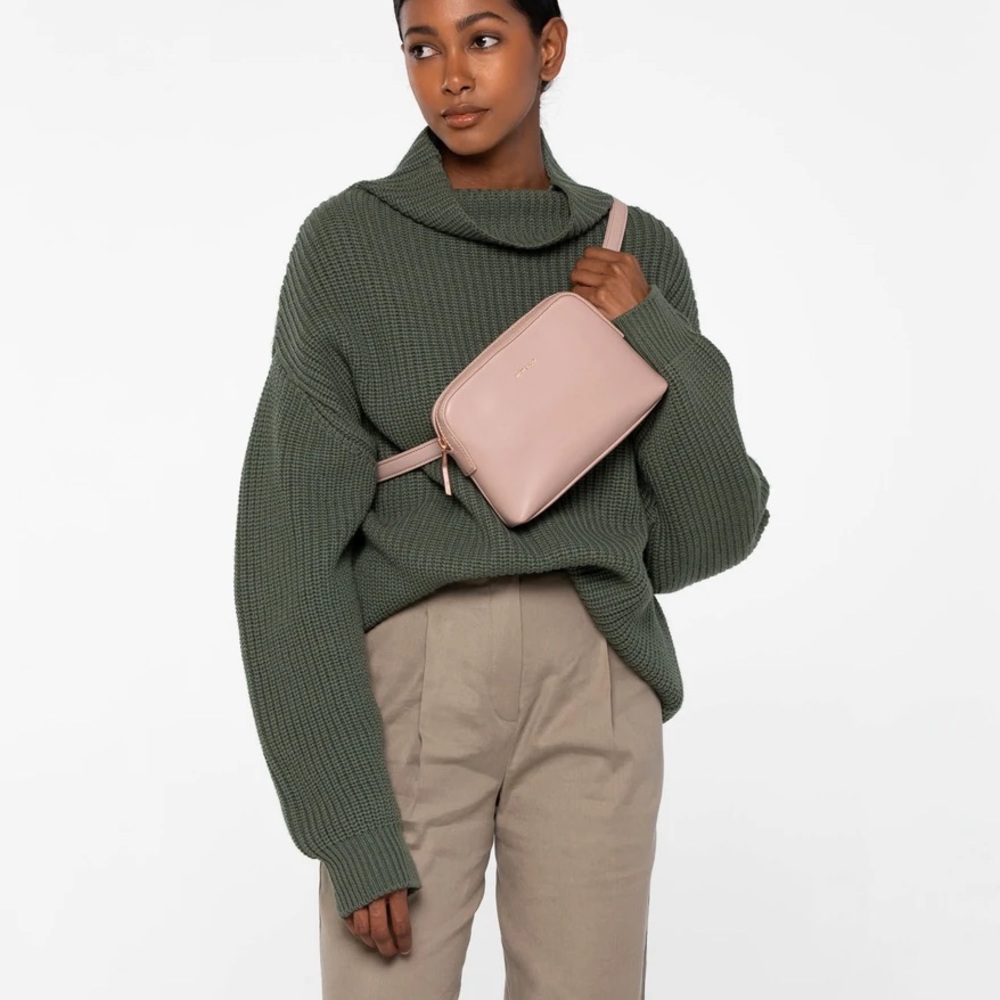 Matt & Nat Paris Belt Bag Fanny Pack Rosewood Pink